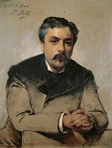 Porträtt av Gabriel Faure (1845-1924)